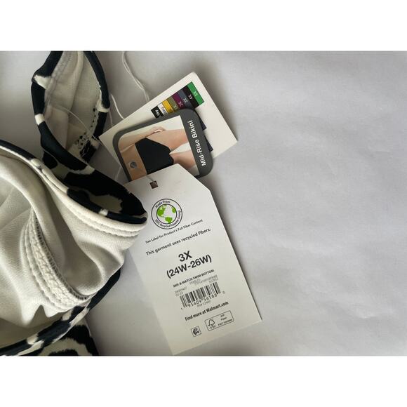 TIME AND TRU, SIZE 3X, ANIMAL PRINT SWIM BOTTOMS - Picture 3 of 4